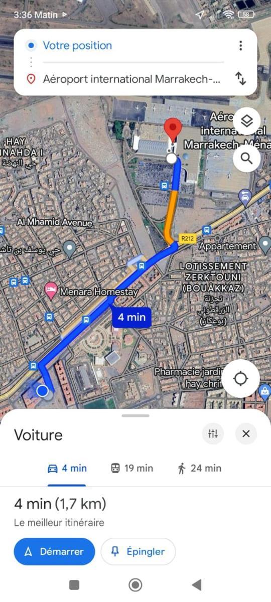 マラケシュNew Duplex Jardins D'Anas- Avenue Guemassa Near Airportアパートメント エクステリア 写真